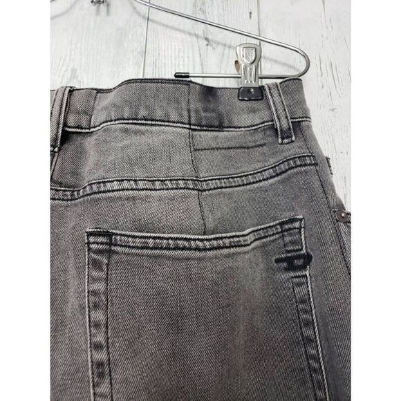 Diesel Button Fly Men's Distressed / Faded Black / Grey Jeans Sz. 36 Waist - Picture 6 of 7